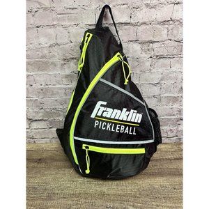 Franklin Pickle ball Backpack Black Neon Green Multi Pockets